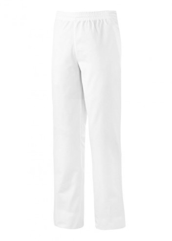 BP 1645-400-21-XLl Unisex-Hose, mit Gummizug in der Taille, 215,00 g/m² Stoffmischung, weiß, XLl