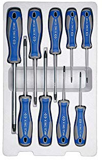 KING TONY 30309PR Jeu de Tournevis Resistorx®, Set de 9