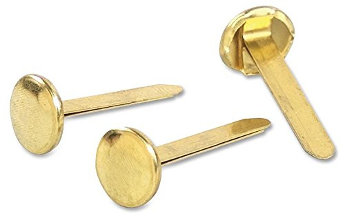 Whitecroft Essentials 36721 Value 25mm Paper Fasteners (Pack of 500)