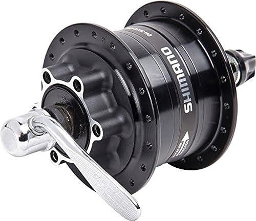 Shimano Unisex – Erwachsene Dh-3D32 Nabendynamo, Schwarz, 36 Loch