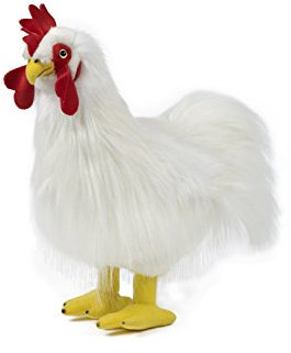 Living Nature Stofftier - Großer Hahn (35cm)