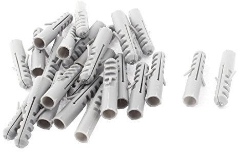 sourcing map M10x 50mm en plastique Chevilles latence Expansion ongles prises Vis 25Clips