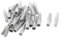 Sourcingmap M10x50mm Plastic Anchors Lag Expansion Nails Plugs Screws Clips 25Pcs