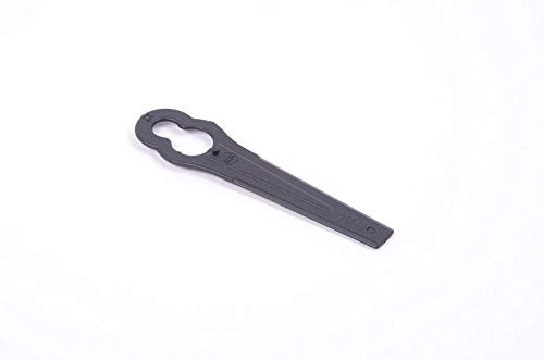 Plastic Blades: Black & Decker Pack of 20 Black & Decker, Flymo replacement lawnmower clip on plastic blades Alm: BLACK & DECKER Early lawnmowers with fig 8 type mounting GX302, 260, 300, 200, 250, 303, GE700, Q5, H5, HX3, T1, GR102, 101,