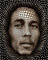 Kultige Reggae Art Bob Marley gerahmt A1 (76 x 51 cm/76,2 x 50,8 cm)