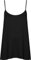 WearAll Plus Size Womens Plain Strappy Sleeveless Ladies Swing Cami Vest Top - Black - 20-22