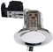 MiniSun | Modern Fire Rated Polished Chrome GU10 Recessed Ceiling Downlight/Spotlights | Ceiling Spots, Home Décor & Improvement Essential | Pack of 6 | Includes 5W LED Bulbs [3000K Warm White]