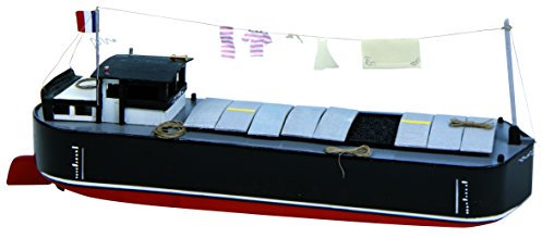 Soclaine PE22 PENICHE Bateau Modellauto Boot Holz, Schwarz