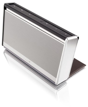 Bose SoundLink - Altavoz inalámbrico móvil con Acabado Cromado y Carcasa de Piel marrón Oscuro