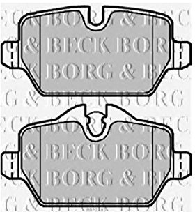 Borg & Beck BBP2283 Rear Brake Pads To Fit Nissan Juke 1 6 DIG-T 06/10-
