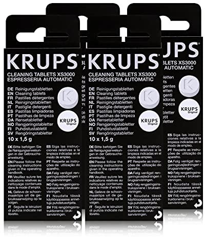 Krups XS 3000 Lot de 10 pastilles de nettoyage