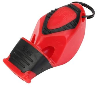 Fox 40 Epik CMG Sicherheitspfeife C/W Wrist-Lanyard rot, Einheitsgröße