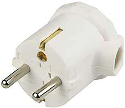 H&G Stecker Weiss Seitlich