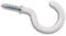 Securit Cup Hooks Plastic Covered White (4) - 38mm