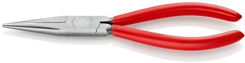 Knipex Pince à becs longs noire atramentisée, gainées en plastique 190 mm 30 21 190