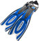 Cressi Herren Flossen Frog Plus, blau/sliber, XS/S - 35/38, BF202038