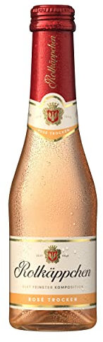 Rotkäppchen Sekt Rosé Trocken (1x 0,2l) - Frischer, lebendiger Sekt mit fruchtiger Note in der praktischen Kleinflasche