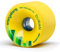 Orangatang Durian 75 mm 86a Freeride Longboard Skateboard Wheels (Yellow, Set of 4)