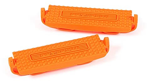 Shires Compositi Premium Profile Replacement Treads (Orange, Adult)