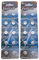 20 x Eunicell AG9 Alkaline button cell batteries - G9 LR45 LR936 LR936SW SR936 SR936W SR936SW 394 type