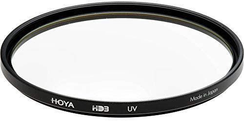 Hoya HD3 - Filtro di protezione UV HD3 da 55 mm, ricondizionato per fotocamere da 100 MP+, filtro UV con rivestimento nano-rivestito, antimacchia, resistente alle macchie e impermeabile, per obiettivo