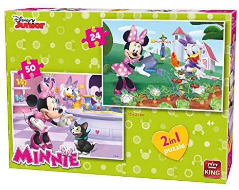 King 5414 2-in-1 Disney Minnie Schleife tique Puzzle