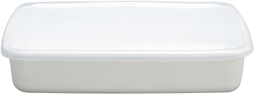 Food Strage Enamel Container 2.4 L -Made in Japan by Noda Horo Storage Container