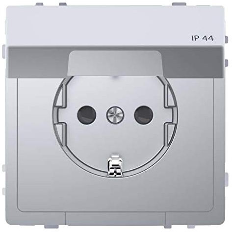 Merten SCHUKO-Steckdose EDS MEG2314-6036 mit Klappdeckel System Design Steckdose 4042811196639