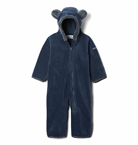 Columbia Tiny Bear 2 Bunting, Tutina Neonato Pile Unisex - Bambini e ragazzi, Blu (Collegiate Navy), 3-6 mesi