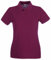 Fruit of the Loom Women's Polo Shirt Short-Sleeve, Womens Men, burgundy