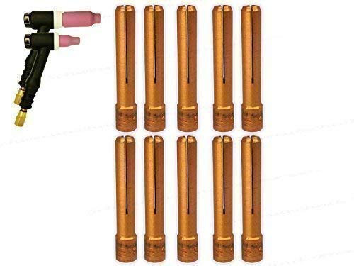 1 or 10 Pcs 0,5-3 2mm Sleeve Clamping Short Stubby Conversion SR-17/18/26 for SR-9 Wig/Tig - 10-pc, 2,0mm Ø