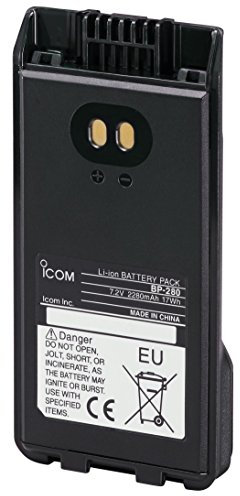 Icom BP - 280 Li-Ion Akku 7.2 Volt - 2280 mAh, schwarz