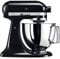 KitchenAid Küchenmaschine I Artisan I Kippbarem Food Processor I Teigknetmaschine mit 4 Zubehör | Schüssel aus Edelstahl | 4.8 L | Schwarz