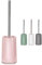 KW Luxury Gloss Finish Toilet Brush and Holder (Soft Pink)