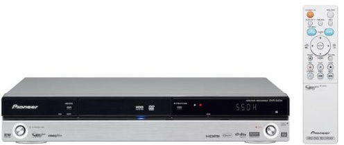 Pioneer DVR-550H-S - DVD recorder/HDD recorder with TV tuner - 160 GB