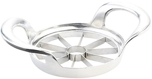 PEARL Apfelspalter: Vollmetall Apfelteiler & -Entkerner aus Alu mit Edelstahlklingen (Apfelzerteiler, Äpfel und Birnenteiler, Apfelschäler)