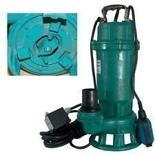 Profi Fäkalienpumpe m. Schneidmesser Tauchpumpe Schmutzwasserpumpe 18 m³/h + Schutzschalter der die Pumpe vor Schäden schützt.