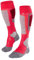 FALKE Damen Skisocken SK4, atmungsaktive Skistrümpfe mit Merinowolle, Kniestrümpfe zum Skifahren, gute Wärmeisolation, leichte Polsterung, 1er Pack, Rosa (Rose 8564), 41-42