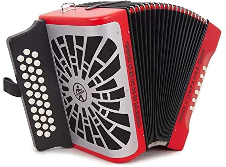 Hohner Compadre EAD Accordion (Red) with Gig Bag