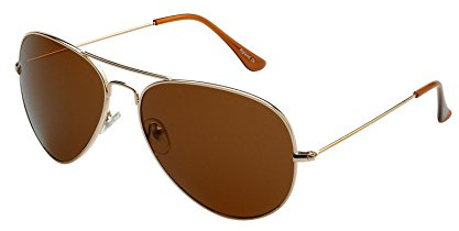 Ravs Original Sonnenbrille Pilotenbrille - Top Gun - Größe Gestell Gold