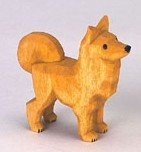 Krippenfigur Spitz stehend Lotte Sievers-Hahn mit Baumwollbeutel