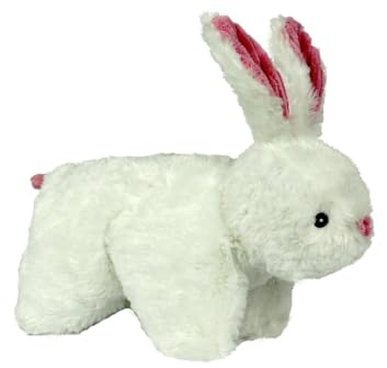 Hugglehounds Plüsch, strapazierfähig Knot-Less squooshie Bunny, weiß