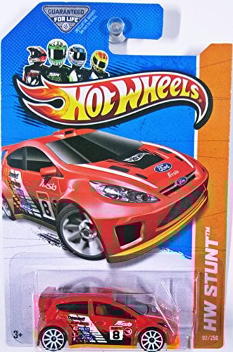 Hot Wheels 2013 Treasure Hunt Ford Fiesta - Red Plastic Car, Kid, Indoor, No Batteries, Hand-Powered, New