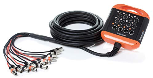 BESPECO XTRA804L10 - Stage box 8 XLR F/4 XLR M - 10 mt - Schermi a contatto