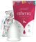 Menstruationstasse Größe 1 (klein) für leichte Blutung |12 Stunden Schutz | wiederverwendbarer Menstruationsbecher | Menstruations Cup (Modell 1, weiss) von ATHENA Cup