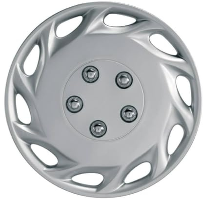 RING 13 Vegas Wheel Trims, Impact Resistant, Silver (Set of 4)