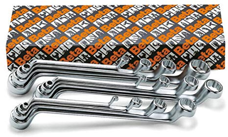 Beta 90/S12 - Juego de 12 llaves de estrella acodadas de dos bocas (art. 90)