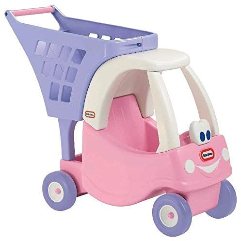 Little Tikes Einkaufswagen - Imaginärer Lebensmitteleinkauf für Kinder - Spielset für Kleinkinder - Rosa/Violett