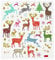 Hobby Design Sticker * Hirsche Rentier Reh Winter * Aufkleber