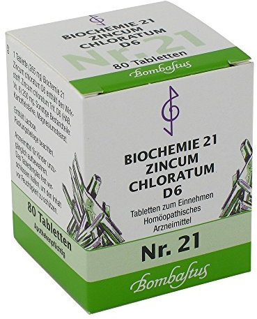 Biochemie 21 Zincum Chloratum D 6 Tabletten